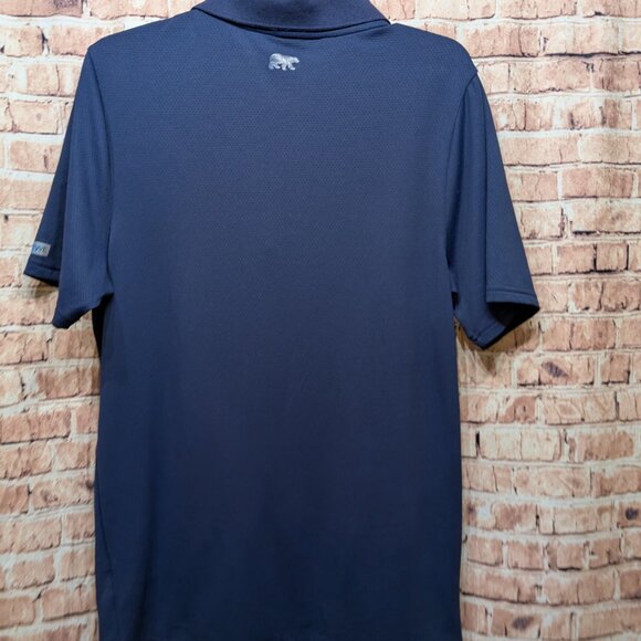 Polar King Short Sleeve Blue Polo Size Med - Picture 12 of 15